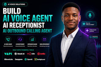 build ai voice agent ai receptionist ai outbound calling agent