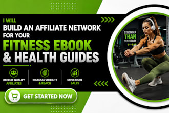 build affiliate network for your fitness ebook meal plan and health guides