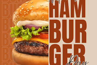 design restaurant food promotion posts