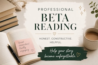 beta read your book