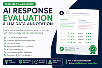 evaluate ai responses and perform llm data annotation