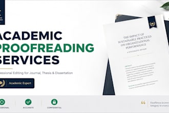 proofread and format your academic document professionally