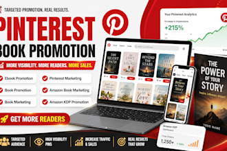 do pinterest book promotion, ebook marketing and amazon KDP book marketing