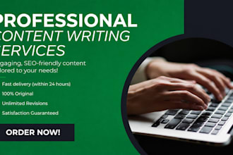 write articles and blog posts in french and english