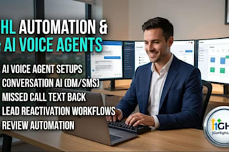 build gohighlevel CRM automation, lead gen ai chatbot, sales funnel workflow