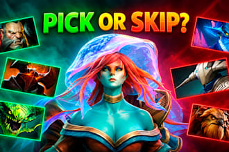 design gaming thumbnails for dota2