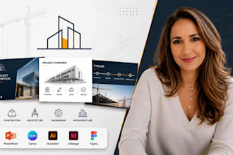 architecture presentation, construction proposal, engineering bid powerpoint
