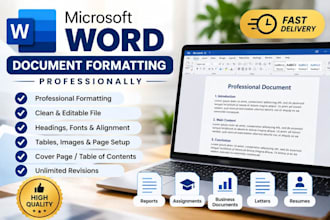 format microsoft word documents professionally