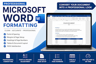 format microsoft word documents professionally