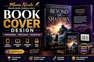 design a professional kindle ,paperback and hardcover book cover
