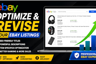 optimize and revise your ebay product listings