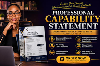 write government capability statement, business capability statement