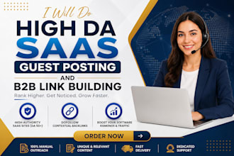 do high da saas guest posts and b2b link building for SEO