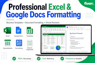 create professional business templates in excel and google docs