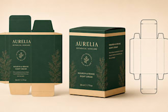 custom packaging dielines print ready files box template adobe illustrator