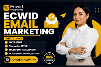 do ecwid email marketing mailchimp automation newsletter ecommerce ecwid email