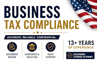 provide business tax compliance support