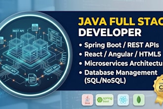 be your java full stack developer for web applications