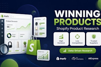 find winning shopify dropshipping products with supplier links