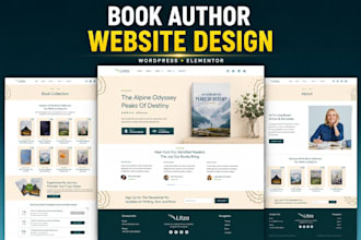 create a book author website that grows your author brand