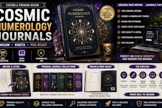 design cosmic numerology journals pod mixam for kinsta static sites etsy stores