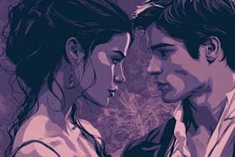 do a stunning romance book cover or an adult book cover