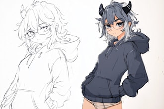 sketch you anime sketch art