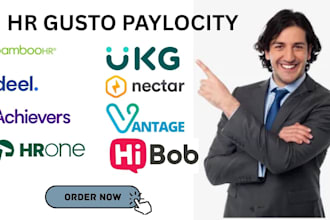 setup HR gusto paylocity bamboohr rippling ukg deel nectar achievers vantage