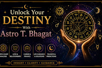 offer a psychic reading with tarot cards, natal chart readings powerful insights