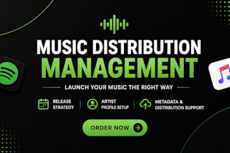 manage your music distribution, release strategy and artist profiles