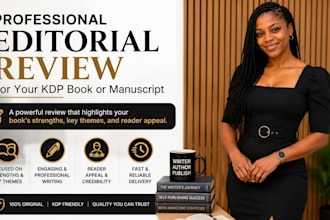 write effective editorial review for your kdp book manuscript
