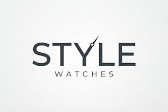 create a sleek, professional, and modern logo design