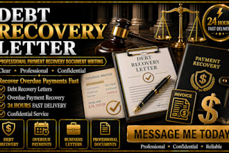 write a professional debt recovery letter for overdue payments