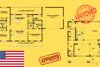 permit ready drawings permit approval blueprint mep drawing and structural plans