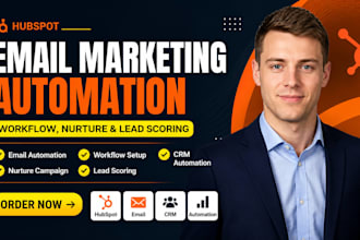 setup hubspot email marketing workflow automation hubsport campaign crm pipeline