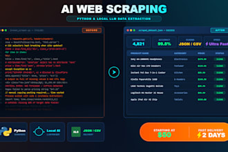 build an ai web scraper using python and local llm