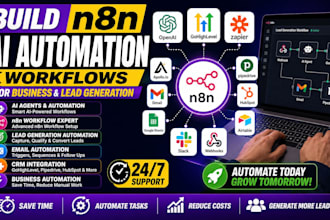 build n8n ai automation workflows for business and lead generation