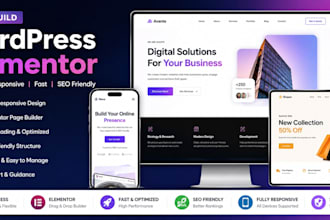 build a wordpress elementor website