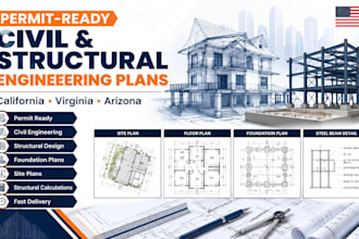 create permit ready civil and structural building plans for virginia and georgia