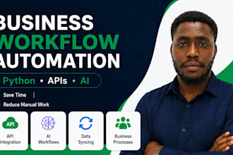automate your business workflows with python apis and  ai