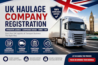register your UK haulage company and operator licence