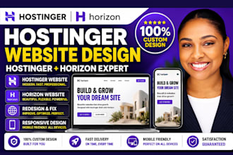 design, redesign hostinger website and hostinger horizon