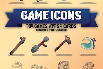create your next game icons for your upcomming game or app