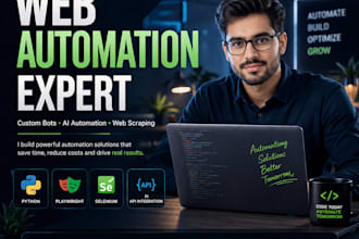 do web automation bots, auto buying bot, auto purchase bot and appointment bots