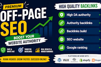 build professional high authority backlinks, seo link build