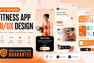 develop ai fitness app, fitness tracker app, gym app, calories tracker app