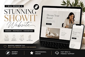create a high converting showit website that grows you brand