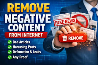 remove mugshots delete negative links, delete bad articles, personal information