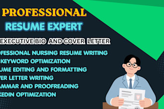 write a professional nursing resume