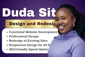 build duda website design, duda website redesign, duda website builder